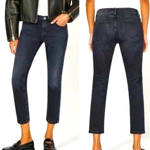 Frame Le Garcon Cropped dark blue jeans size 29